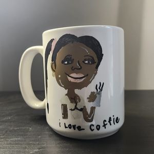 Custom designed coffee mug.